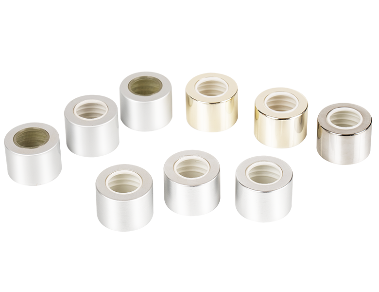 Kosmetisk aluminiumplast lockillbehör