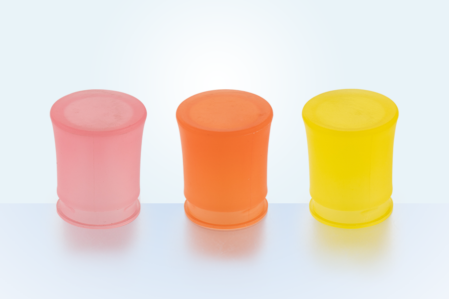 Plastfärgad doftskruvlock