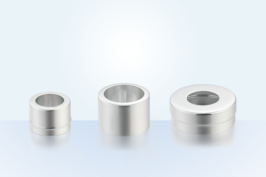 Kosmetiska uppsättningar tillbehör aluminium mellanring